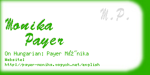 monika payer business card